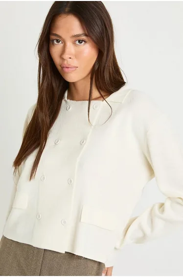 كارديغان بوهو بأكمام طويلة