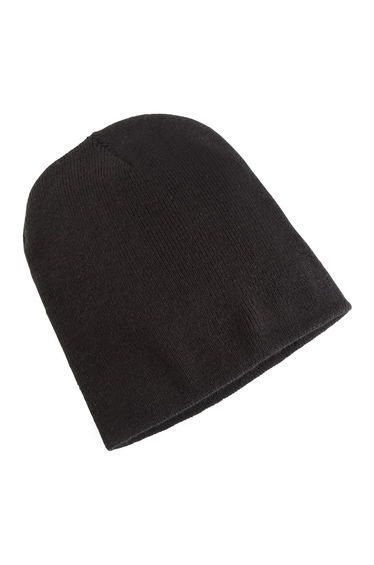 Yupoong Flexfit Unisex Heavyweight Standard Beanie Winter Hat - Black