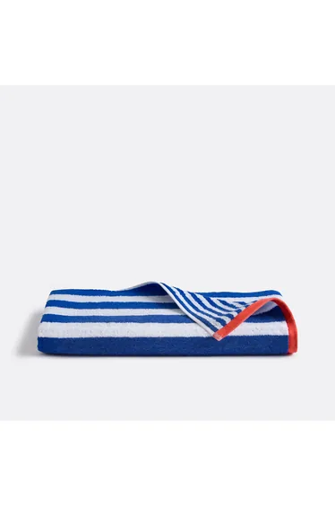 Dani Reversible Stripe 100% Cotton Terry Bath Sheet