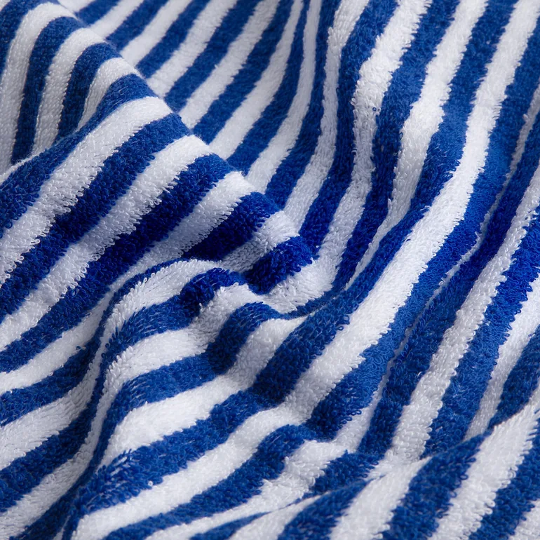 Dani Reversible Stripe 100% Cotton Terry Bath Sheet - 6