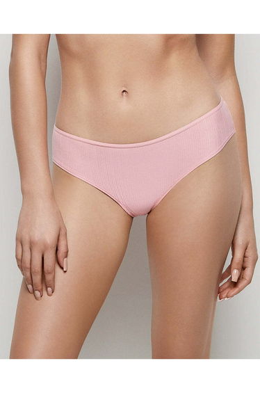 Ribbed Hipster Panty in Make Me Blush