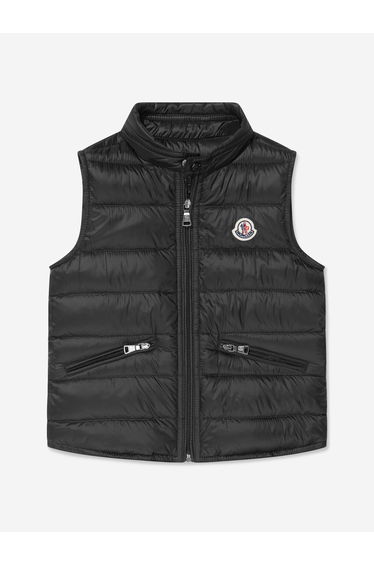 Boys Down Padded Gui Gilet in Black