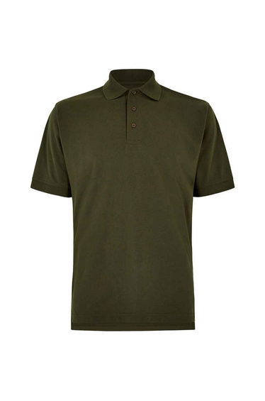 Kustom Kit Mens Klassic Piqué Polo Shirt - Army Green