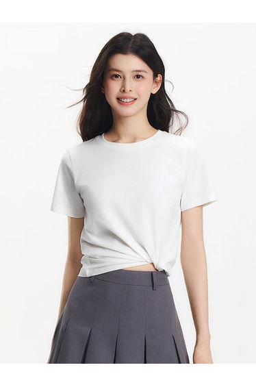 Women's Solid Colored T-Shirt