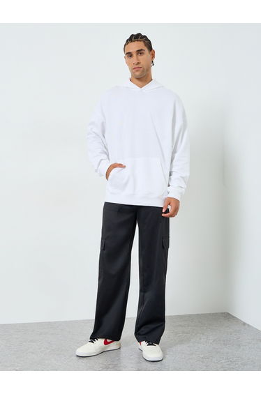 Men White Padel Club Graphic Hoodie