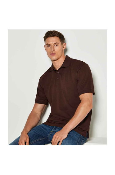Kustom Kit Mens Klassic Piqué Polo Shirt - Deep Wine