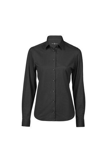 Tee Jays Womens/Ladies Stretch Active Shirt - Black