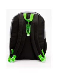Minecraft Childrens/Kids Time To Mine Backpack Set - Black/Green - 1