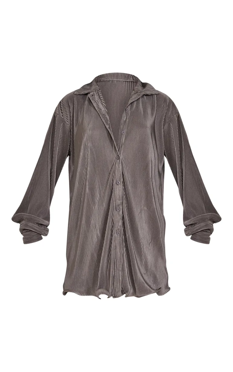 plisse frill hem shirt dress AdoreAmanda on LTK
