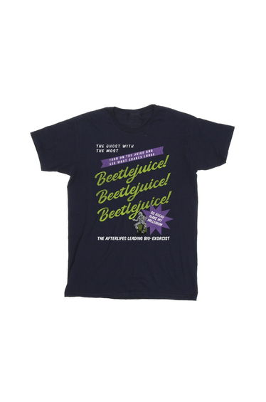 Beetlejuice Boys Make My Millenium T-Shirt - Navy Blue