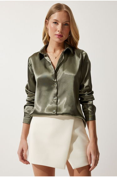 Shirt - Khaki - Regular fit