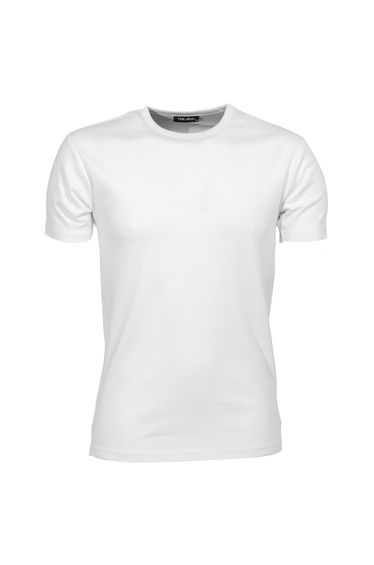 Tee Jays Mens Interlock Short Sleeve T-Shirt - White