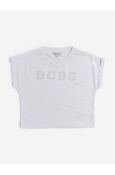 Girls Glitter T-Shirt in Ivory
