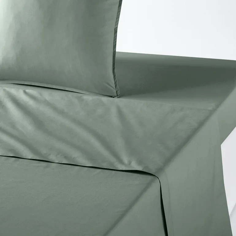 Organic Cotton Percale Flat Sheet