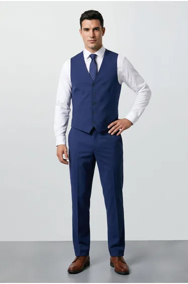 Plus & Tall French Navy Essential Suit Trousers