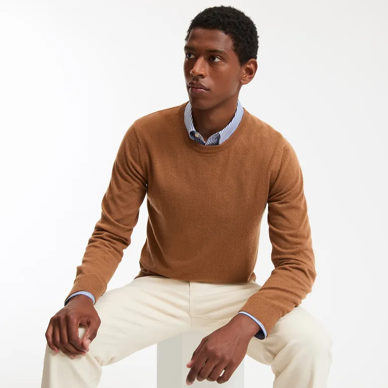Cashmere Crew Neck Jumper/Sweater - 1