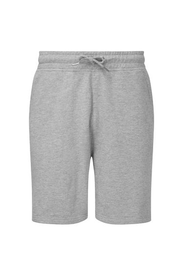 TriDri Mens Heather Sweat Shorts - Heather Grey