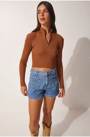 Sweater - Brown - Slim fit