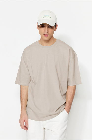 stone Oversize/Wide Cut 100% T-Shirt