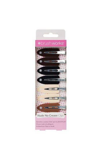 Brushworks Nude No Crease Hair Clips