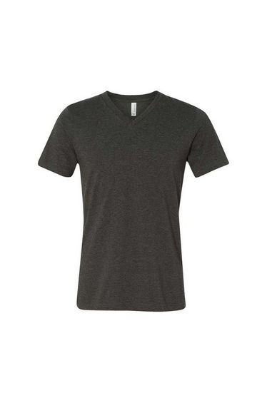 Bella + Canvas Unisex Adult Heather CVC T-Shirt - Dark Grey Heather