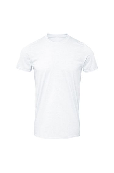 Gildan Mens Soft Style Ringspun T Shirt - White