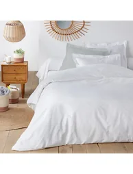 SCENARIO Organic Cotton Fitted Sheet for Twin Double Mattress