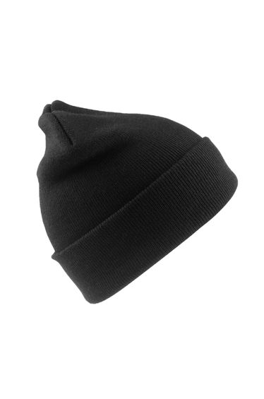 Result Genuine Recycled Unisex Adult Woolly Ski Hat - Black