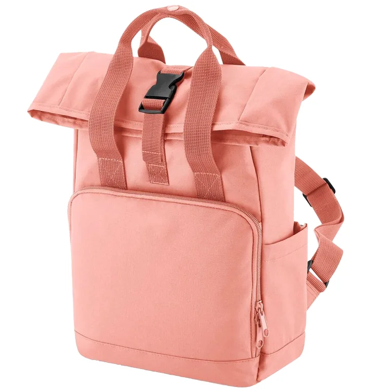 Bagbase Mini Recycled Twin Handle Backpack - Blush Pink