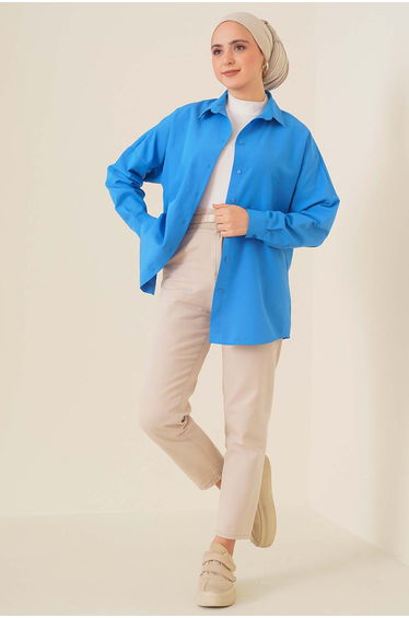 Shirt - Dark blue - Oversize