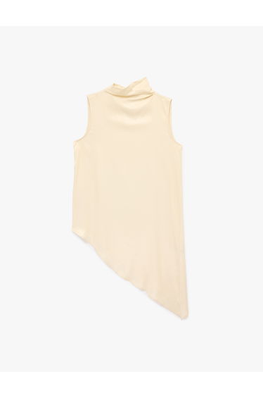 Long Satin Blouse