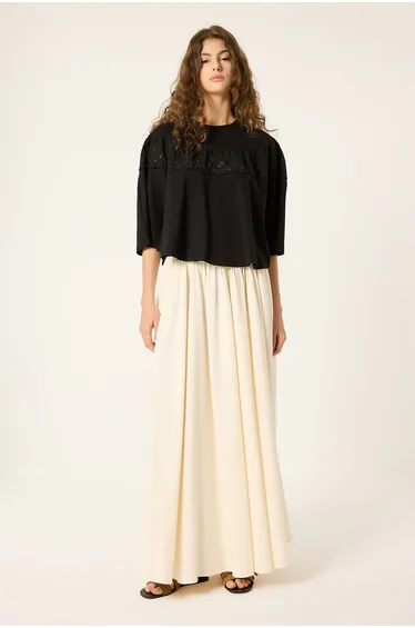 BRODE CAPE BLOUSE