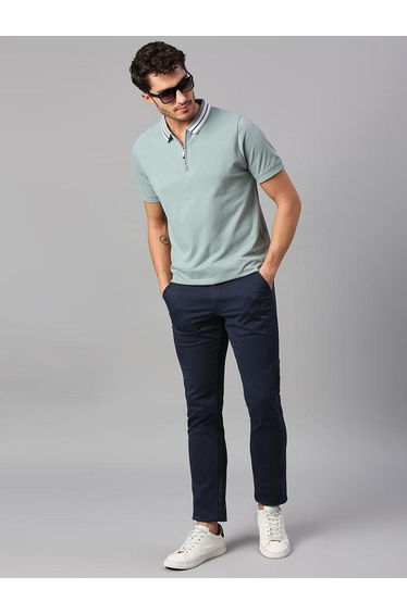 Men Cotton Regular Fit Polo