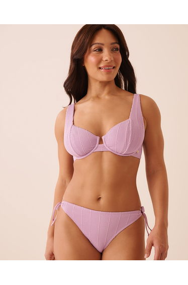 SWEET LILAC Side Tie Brazilian Bikini Bottom
