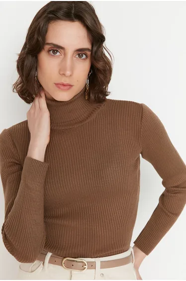 Sweater - Brown - Regular fit