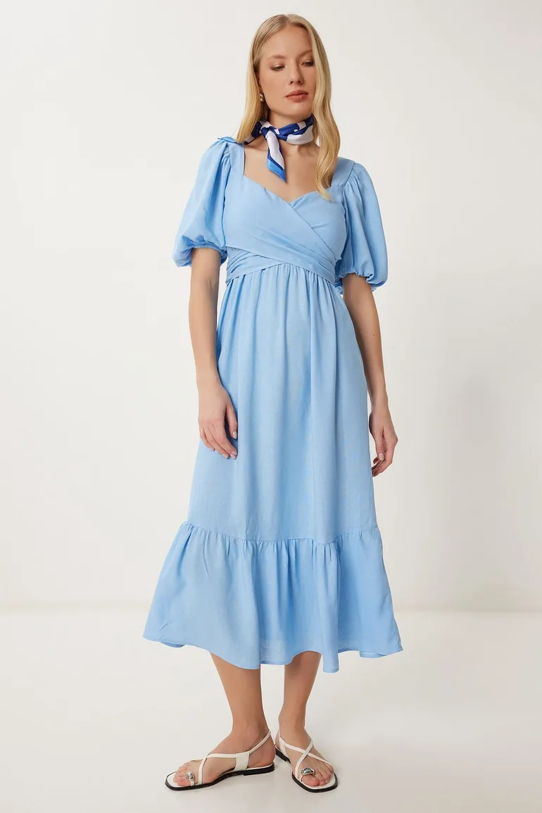 linen dresses in pakistan Grace W323- Embroidered 3pc Linen dress with Embroidered Chiffon dupat