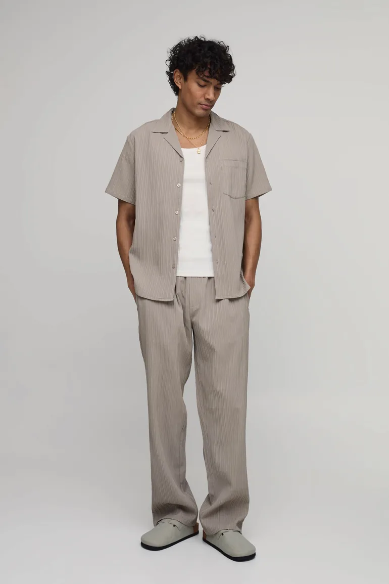 طقم بوهو مان باللون الرمادي - 3