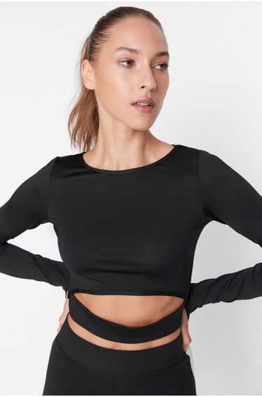 Blouse - Black - Fitted