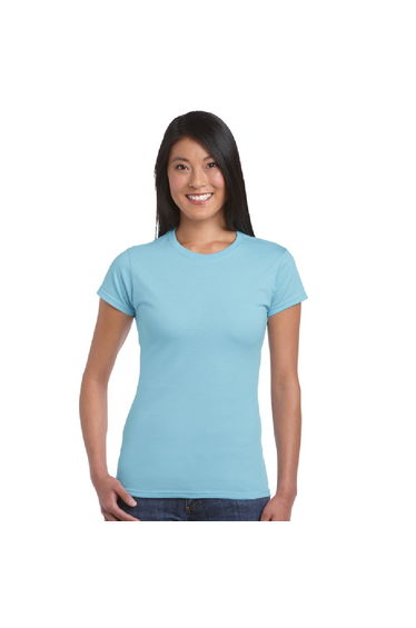 Gildan Ladies Soft Style Short Sleeve T-Shirt - Sky