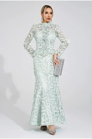 Basin Green Lace Set