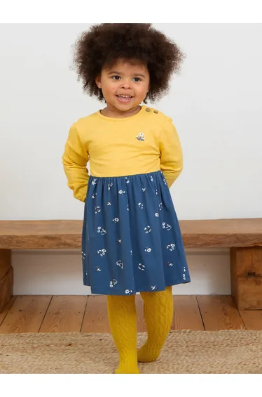 Cable tights sweetcorn