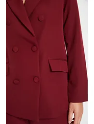 Blazer - Burgundy - Regular fit - 4