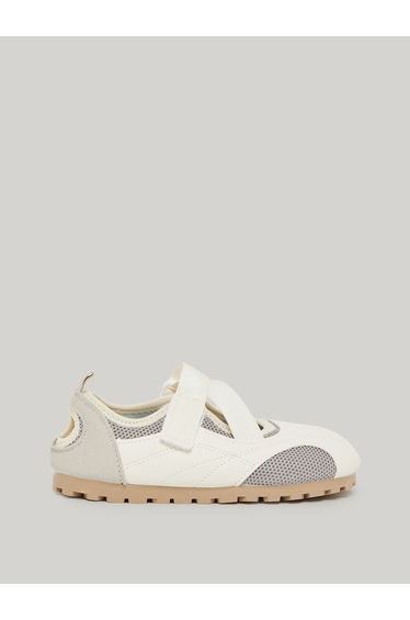 Girls Panelled Ballerinas