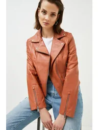 Leather Signature Biker Jacket