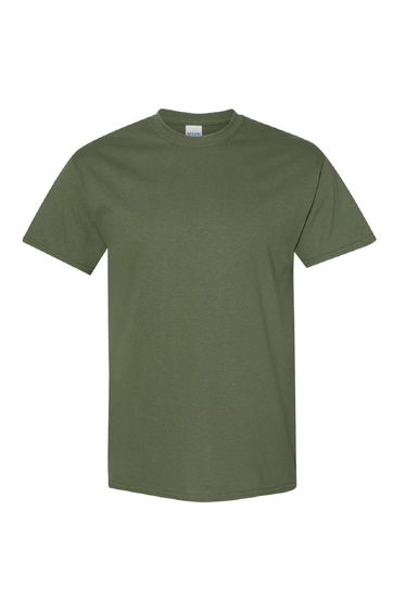 Gildan Mens Heavy Cotton Short Sleeve T-Shirt - Military Green