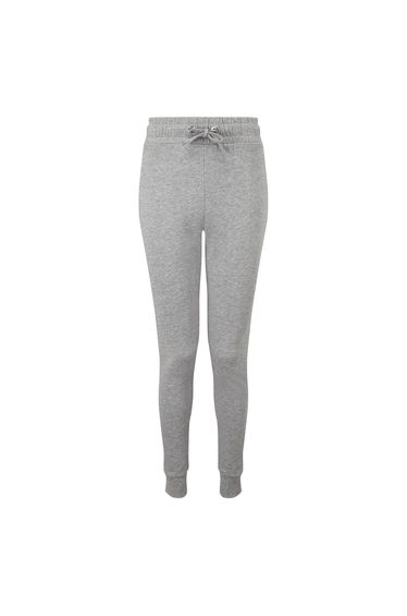TriDri Womens/Ladies Fitted Joggers - Heather Grey