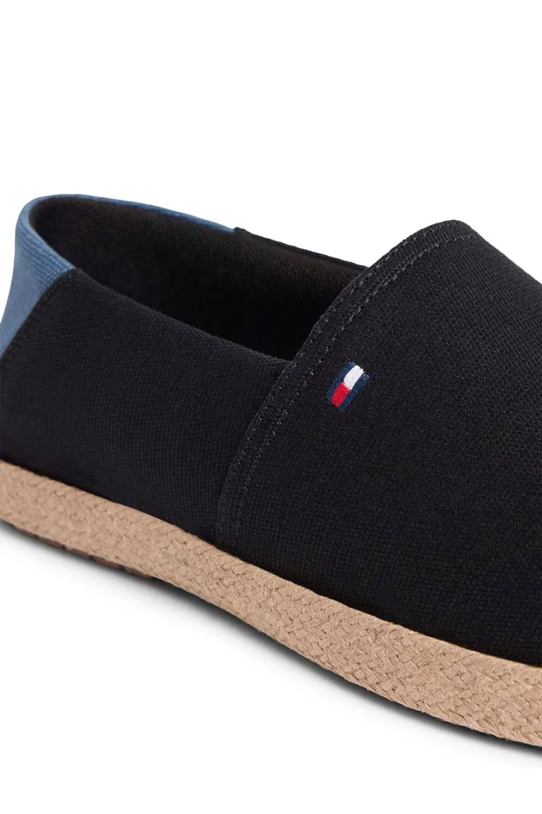 حذاء رياضي إسبادريل بنقشة - أسود - 3