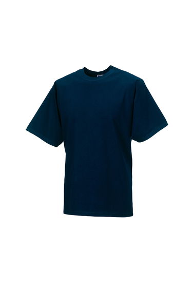 Russell Mens Organic Short-Sleeved T-Shirt - French Navy