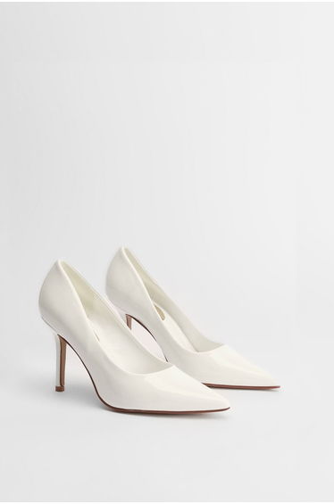 Sidnie Faux Leather Stiletto High Heeled Court Shoes