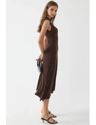 BUSEM Accessory Detailed Asymmetrical Midi Dress - 3